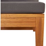  Kutna sofa s tamnosivim jastucima masivno bagremovo drvo | shoptok.hr
