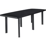 vidaXL Vrtna miza plastika 216x90x72 cm antracitna Cene