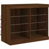 vidaXL Komoda s LED svjetlima boja smeđeg hrasta 163x37x67 cm | shoptok.hr