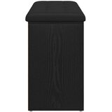  Klupa za cipele Crni hrast 102 x 32 x 50 cm Konstruirano drvo | Eponuda.com