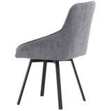 Venture Home Rosie blagovaonska stolica s rukohvatima, siva, set od 2 | shoptok.hr
