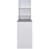 Barska barski stol s ormarićem bijeli 115 x 59 x 200 cm | shoptok.hr