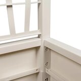  Vrtni saksija s rešetkom Bijela 36 x 36 x 140 cm PP | Eponuda.com