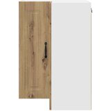 vidaXL Stenska kuhinjska omarica s polico Umetni hrast 57 x 57 x 80 cm | Shoptok.si
