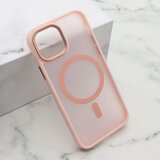 Maska silky magsafe ii za iphone 12/12 pro/ roze