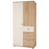 MID.YOU omara s klasičnimi vrati wiki baby, hrast, bela, &scaron;. 90cm cene
