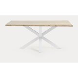 Kave Home Jedilna miza z mizno ploščo v hrastovem dekorju 90x160 cm Argo – | Shoptok.si