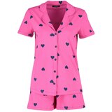 Trendyol Pajama Set - Pink - Heart Cene