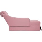  Počivaljka baršun s valjkastim jastukom&rukonaslonom ružičasta | shoptok.hr