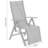 Ibiza Relax vrtna stolica Siva / Taupe | shoptok.hr