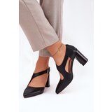 VINCEZA Leather Heels With Buckle | ePonuda.com