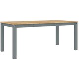 Maison Chic Jedilna miza - Kuhinjska miza - Jedilni stol Panama siva 180x90x75 cm trdna borovina, (21715046) Cene