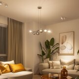  Brilagi - LED luster na sajli MISTEL 6xG9/3W/230V crni hrom/zadimljeno staklo | Eponuda.com