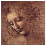  Slika - Leonardo da Vinci – Head of a Young Woman (Leda) 80x80 Standard | shoptok.hr
