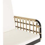  Stolica za ljuljanje s jastucima 63x58x39 cm poliratan i čelik | shoptok.hr