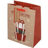  Vrečka Delux Merry Xmass, srednja | Shoptok.si