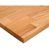 vidaXL Mizna plošča rjava 80x50x2,5 cm trdna hrastovina pravokotna | Shoptok.si