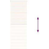 vidaXL Zebra senčilo bež marmor 80x200 cm tkanina širina 75,9 cm | Shoptok.si
