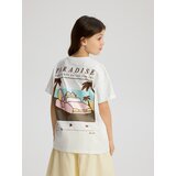 Reserved GIRLS` T-SHIRT - krem | shoptok.hr
