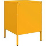 vidaXL Nočna omarica 2 kosa gorčično rumena 36x39x50,5 cm jeklo | Shoptok.si