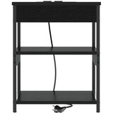  Noćni ormar Crni hrast 41 x 31 x 51 cm Konstruirano drvo | shoptok.hr
