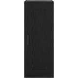 vidaXL Stenska omara Črna Orehovina 34,5 x 34 x 90 cm Konstruiran les | Shoptok.si