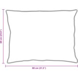 vidaXL Poplun s jastukom 3 pcs Bijela 200 x 220 cm Paperje | shoptok.hr