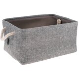 Kondela TEMPO-NAXE, košare iz blaga, komplet 2 kosov, siva | Shoptok.si
