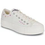 Converse Nizke superge CHUCK TAYLOR ALL STAR LIFT FLORAL EMBROIDERY LOW TOP Bela | Shoptok.si