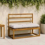  Jastučići za klupe VIANEN 2 kom. 100% poliester Bijela - Bijela 120 x 50 x 12 cm | shoptok.hr