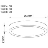 Globo 12368-30 - led plafonsko svetlo lucena LED/28W/230V | Eponuda.com