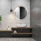 Tutumi Stensko ogledalo LED 50cm MMJ BRUSH COPPER Slike