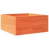  Vrtna sadilica voštano smeđe boje 100x100x46 cm od borovine | shoptok.hr