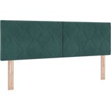 vidaXL Box Spring Krevet s Madracem Tamnozelena 160x200 cm Baršun | shoptok.hr