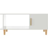  Stolić za kavu sjajni bijeli 90 x 50 x 40 cm konstruirano drvo | shoptok.hr