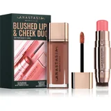 Anastasia Beverly Hills Blushed Lip & Cheek Duo darilni set za ustnice in lica