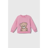 Pinko Up Otroški pulover roza barva