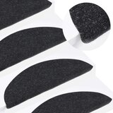  Samolepilne preproge za stopnice 15 kosov 56x17x3 cm antracitne, (20753461) | Shoptok.si