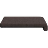  Jastučić za klupu 2 kom. Tkanina Tamno smeđa Dubina 35 cm | shoptok.hr