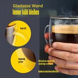 PUNPUN 2x velike prozorne steklene skodelice za kavo 500ml | Shoptok.si