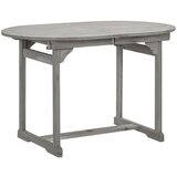 vidaXL Vrtni blagovaonski stol (120-170) x 80 x 75 cm od drva bagrema | shoptok.hr