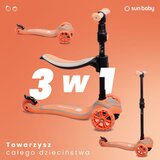  Romobil za ravnotežu na 3 kotača 3u1 rozi | shoptok.hr
