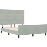  Krevet Okvir Svjetlosiva 160x200 cm Baršun | shoptok.hr