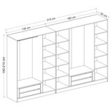 Hanah home kale - 7673 dore wardrobe | ePonuda.com