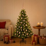  Umjetno božićno drvce s kuglicama 150 cm 150 LED lampica Slike