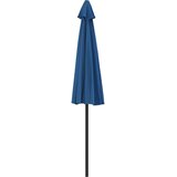 Balkonski suncobran plavi 270 x 144 x 222 cm polukružni | shoptok.hr