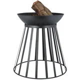 Dvostranski jekleni kamin Esschert Design