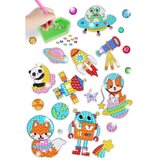  Embroidery Sticker Set Space Astronaut Mosaic | shoptok.hr