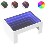 Stolić s beskonačnim LED svjetlima bijeli 70x50x30 cm | Eponuda.com