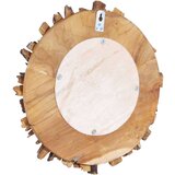 vidaXL Zidno ogledalo od tikovine 40 cm okruglo | shoptok.hr